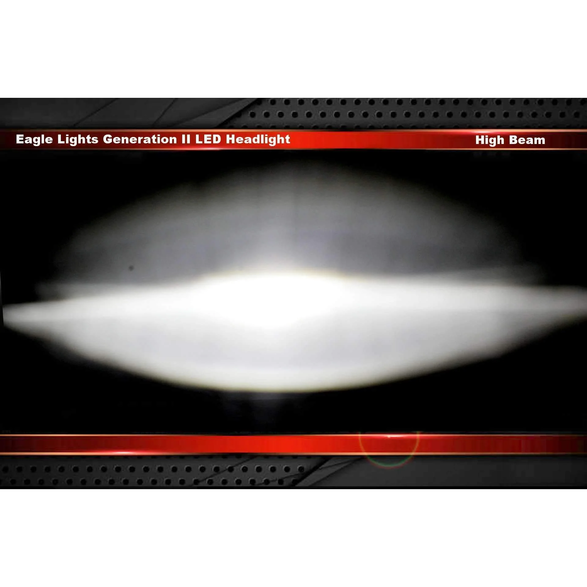 Eagle Lights 7" LED Headlight for Harley-Davidson® and Indian® Motorcycles - Black / Generation II - Image 9