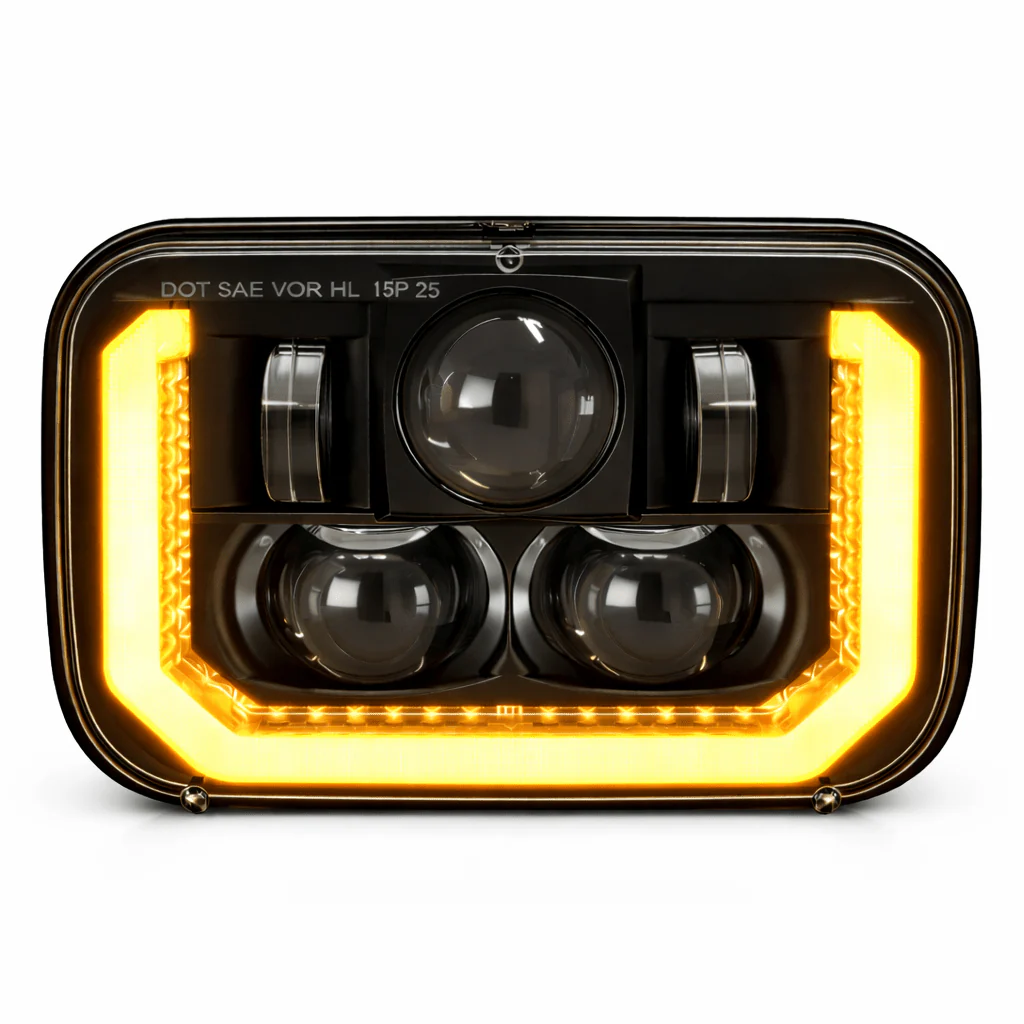 Eagle Lights ArcLine 5x7 LED Headlight Pair for Chevrolet, GMC, Ford Trucks and Vans - Replaces H6054 - Image 4