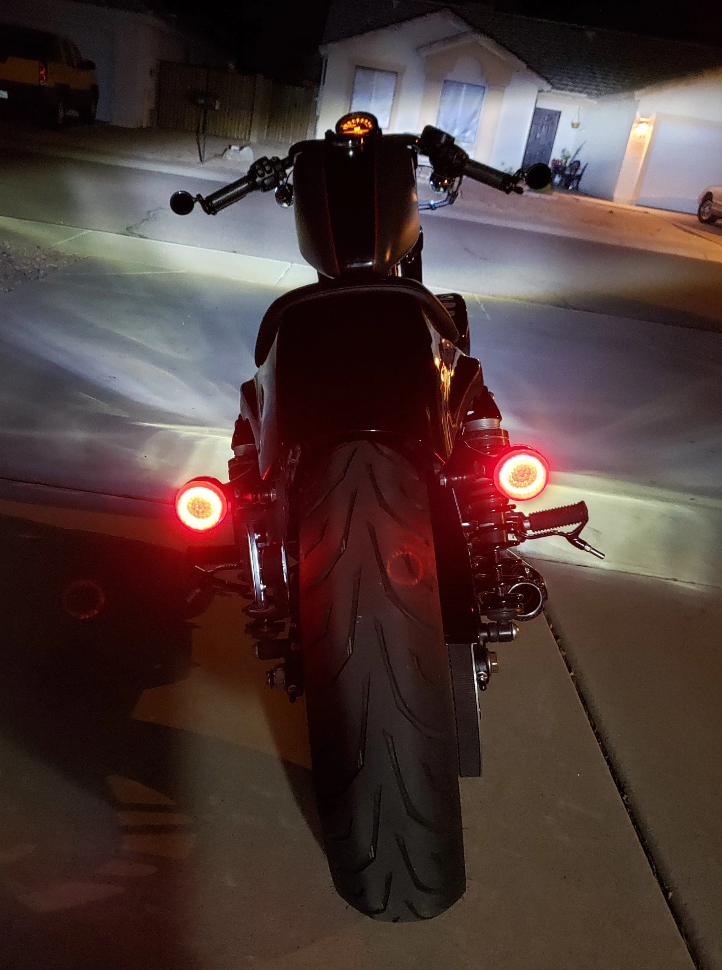 Eagle Lights 2” LED Turn Signal, Running and Brake Light Kit for Harley-Davidson® Motorcycles- Generation I / 1157 Front / 1157 Rear - Image 5
