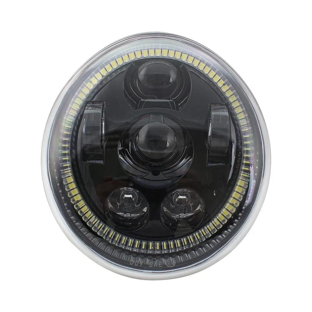 Eagle Lights V-Rod / Street Rod LED Projection Headlight with Halo Ring - Image 3