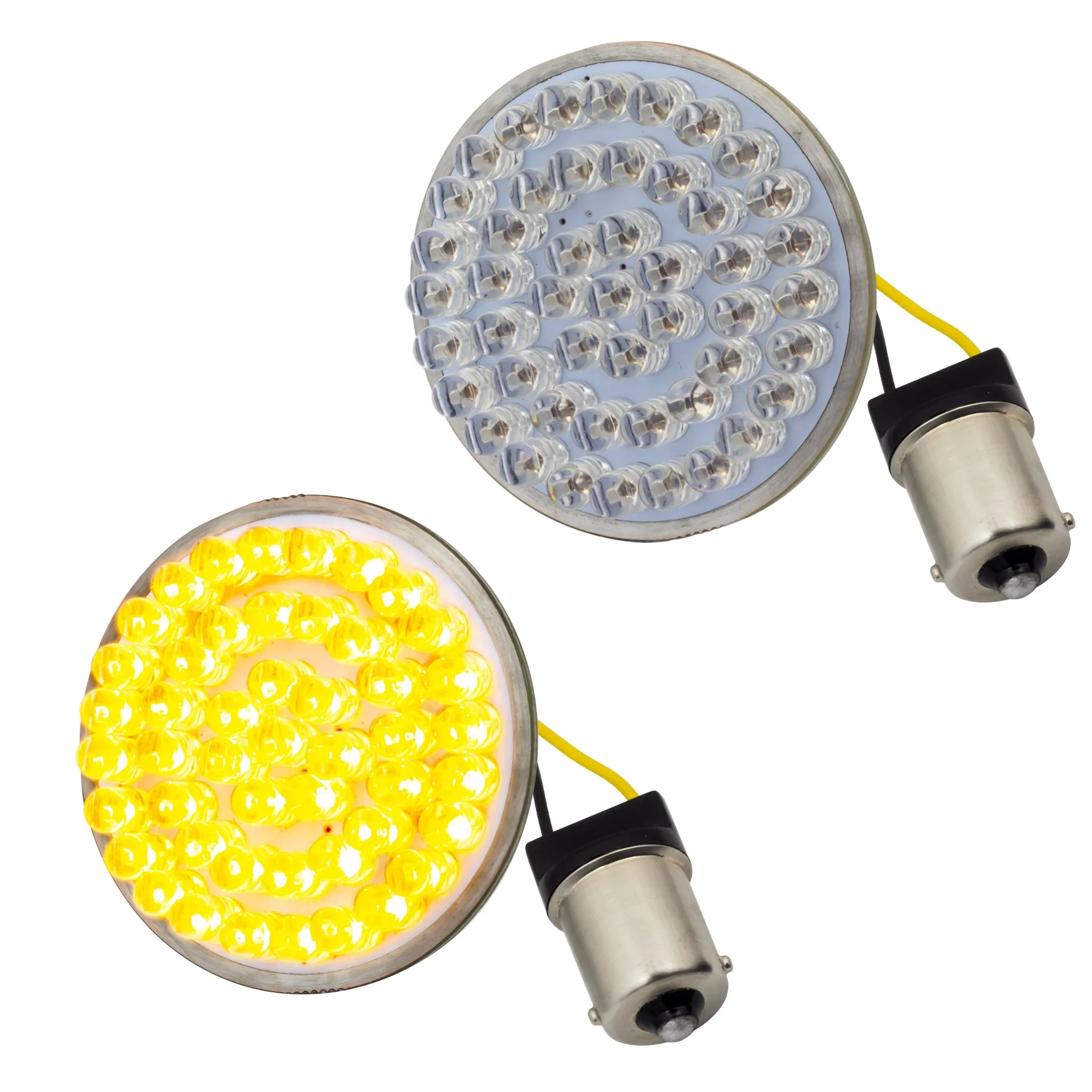 Eagle Lights 2" Rear LED Turn Signals for Harley-Davidson® Motorcycles- Generation I / 1156 Base / Amber - Image 16
