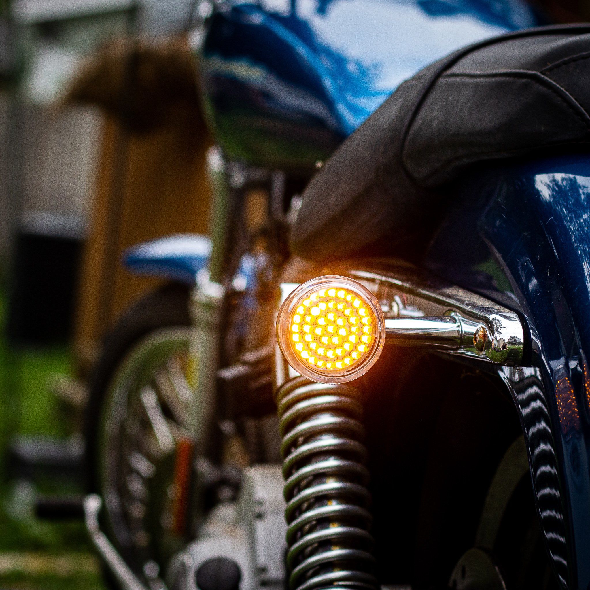 Eagle Lights 2" Rear LED Turn Signals for Harley-Davidson® Motorcycles- Generation I / 1156 Base / Amber - Image 7