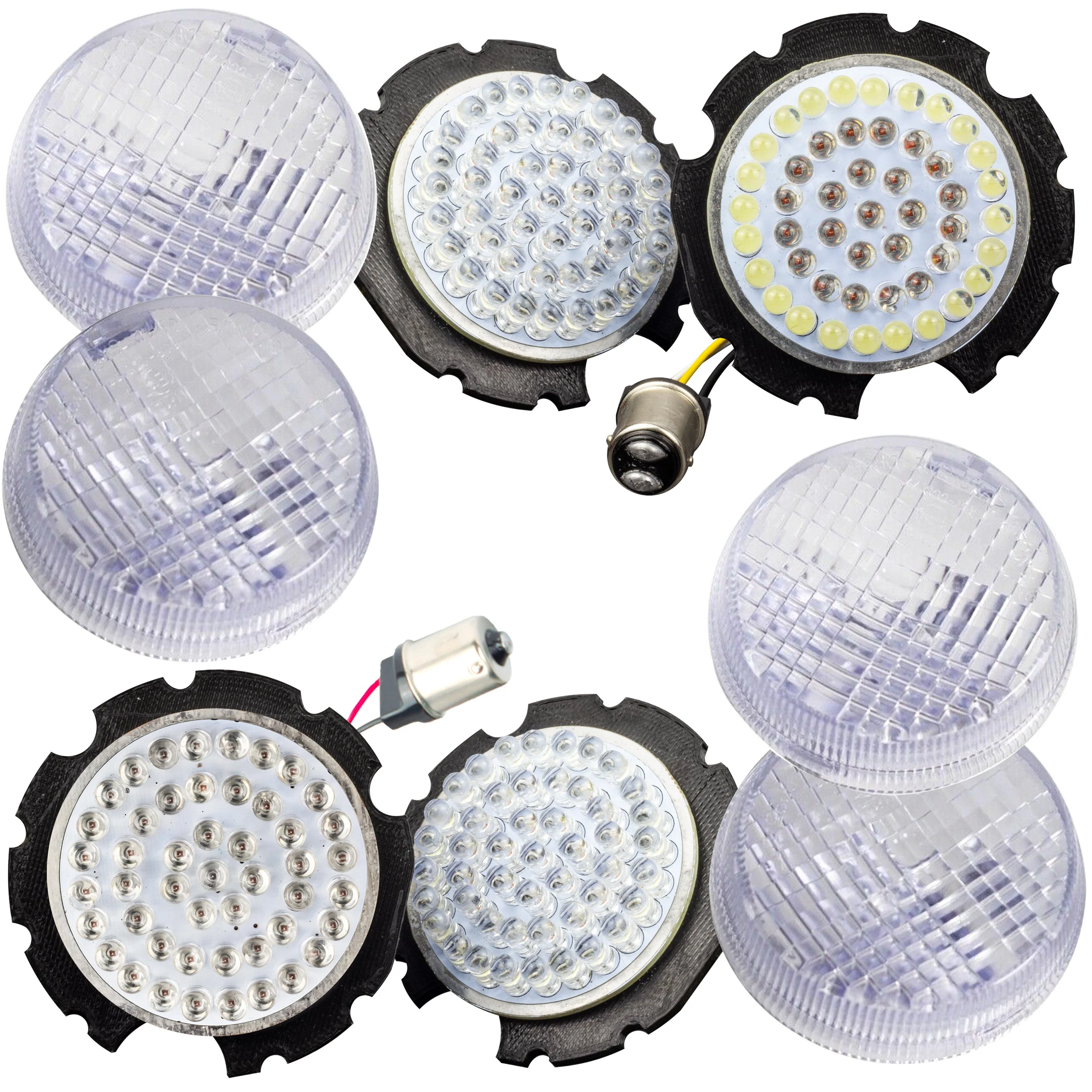 Eagle Lights 2” Front and Rear LED Turn Signal and Running Light Kit for Honda VTX and Valkyrie - Generation I / 1157 Front / 1156 Amber Rear - Image 10