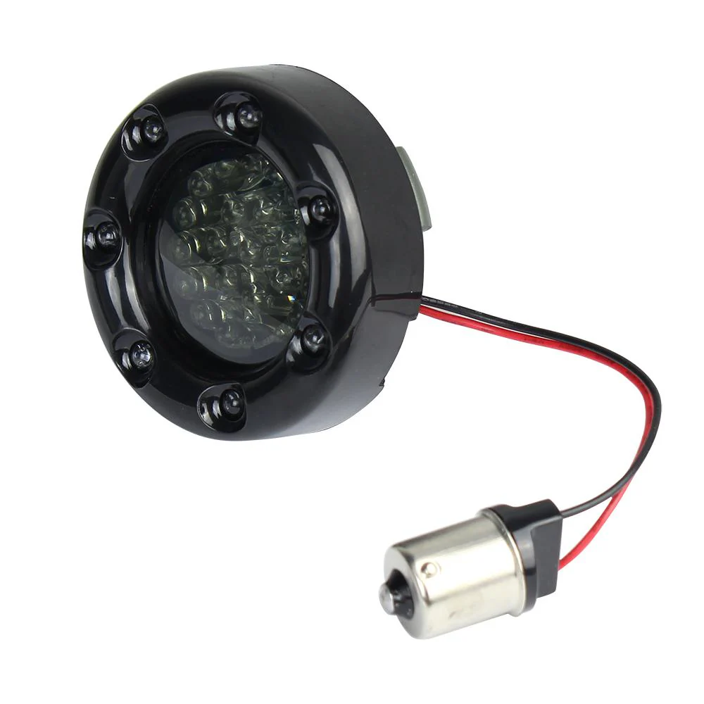 Eagle Lights 2” Infinity Beam Front and Rear (1156) LED Turn Signal Kit w/ Running LED Light Ring Covers for Harley-Davidson® Motorcycles - Image 20