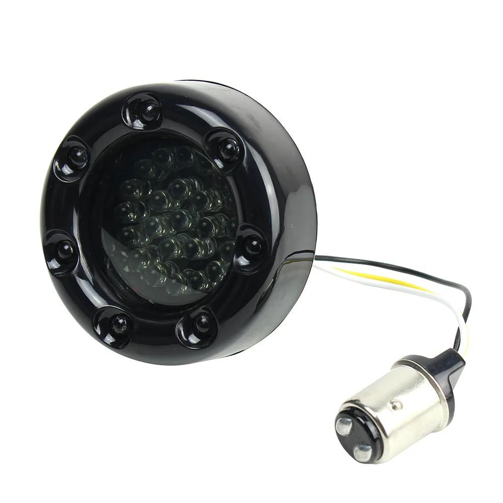 Eagle Lights 2” Infinity Beam Front and Rear (1156) LED Turn Signal Kit w/ Running LED Light Ring Covers for Harley-Davidson® Motorcycles - Image 21