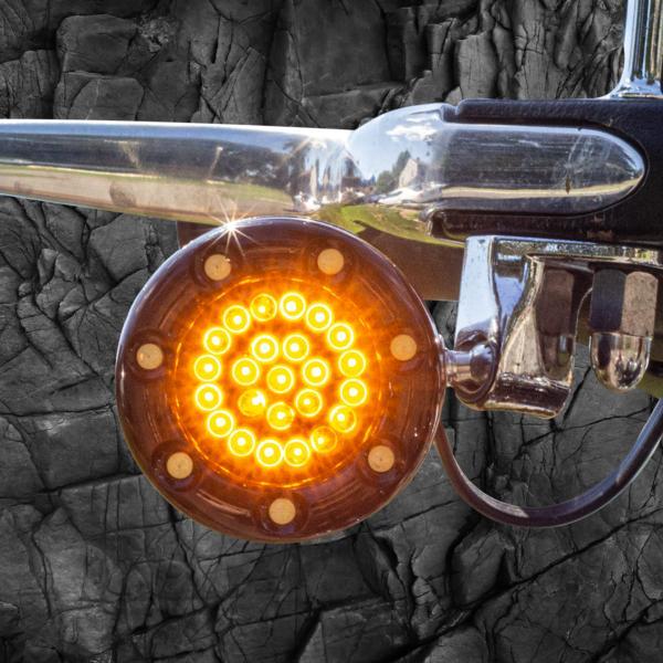 Eagle Lights 2” Infinity Beam Front and Rear (1157) LED Turn Signal Kit w/ Running LED Light Ring Covers for Harley-Davidson® Motorcycles - Image 9