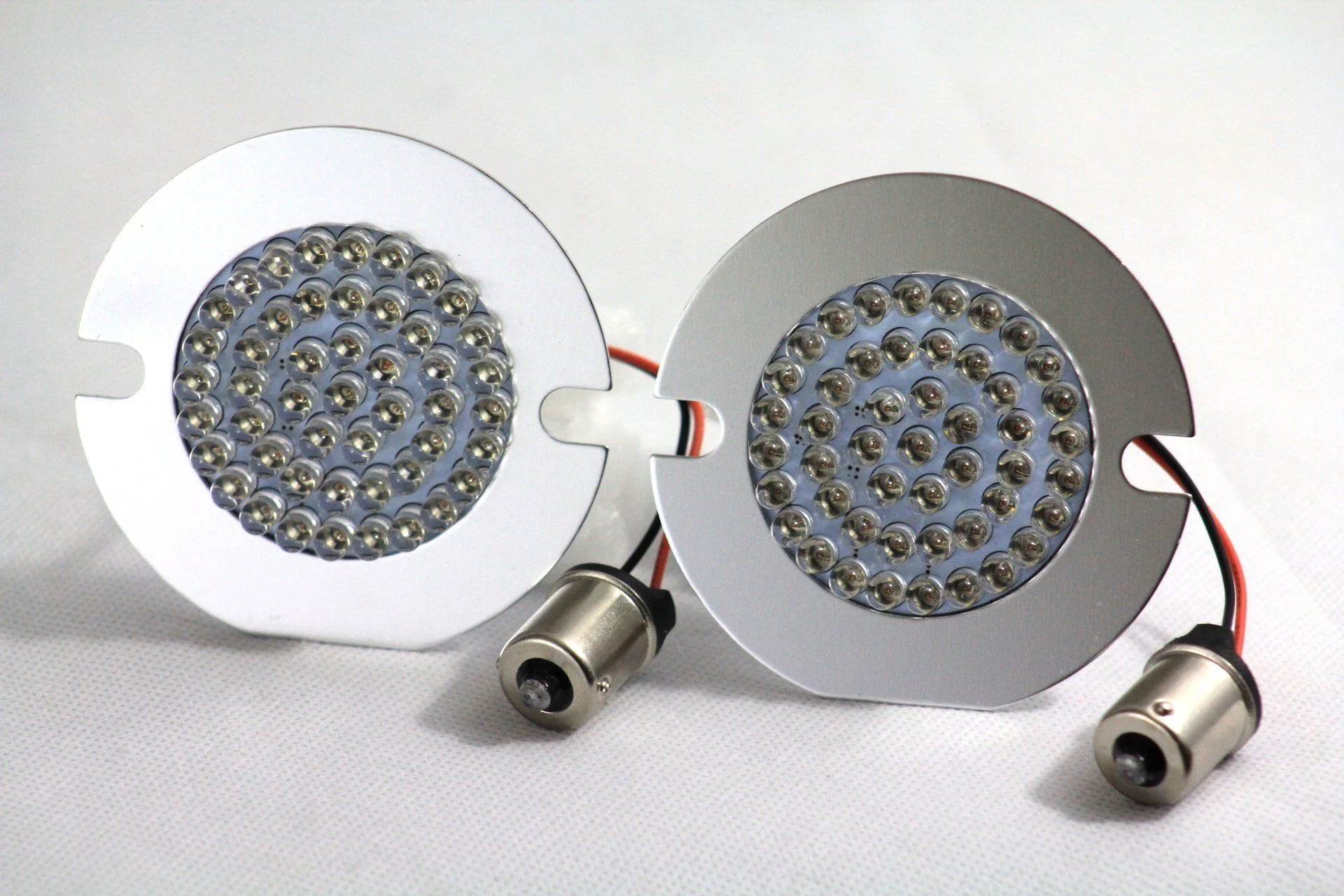 Eagle Lights 3 1/4" Front and Rear LED Turn Signal Kit for Harley-Davidson® Motorcycles - Generation I / Red Rear Turn Signals - Image 4