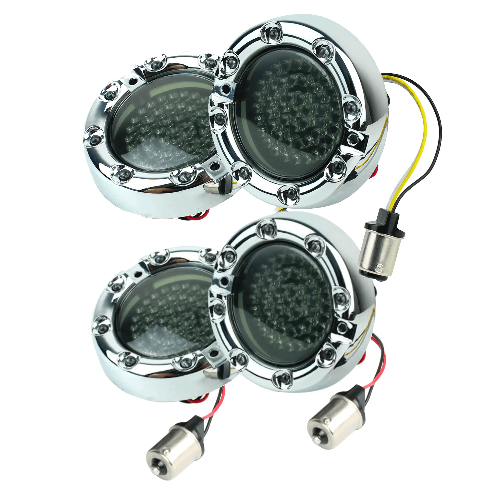 Eagle Lights 3 1/4” Infinity Beam Front and Rear LED Turn Signals with Running LED Light Ring for Harley-Davidson® Motorcycles - Image 7