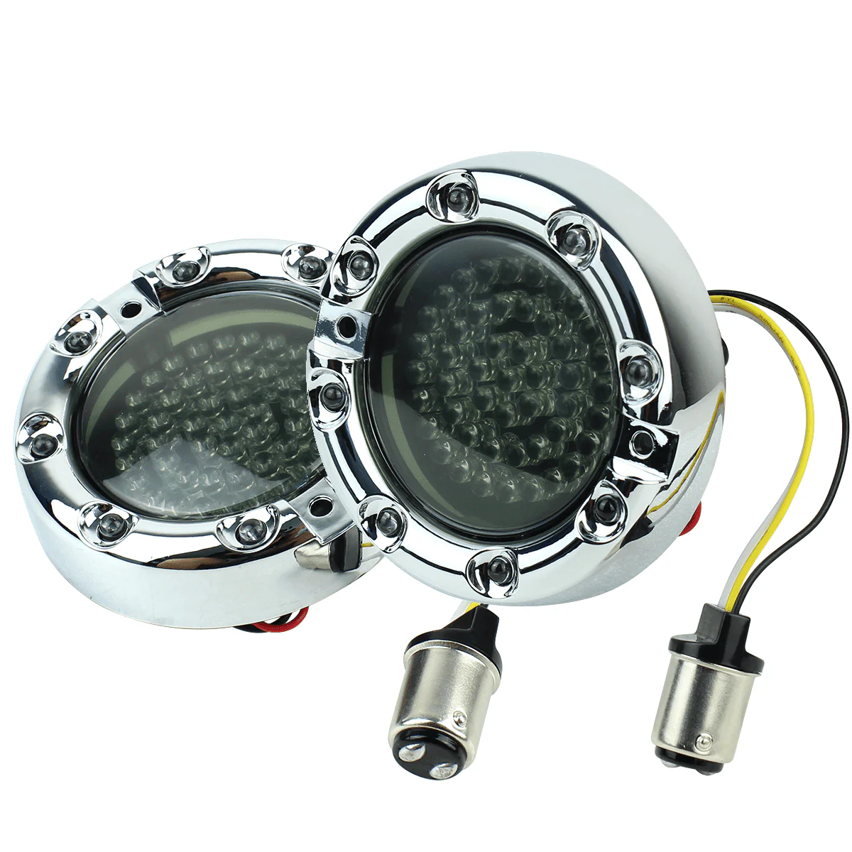 Eagle Lights 3 1/4” Infinity Beam Front and Rear LED Turn Signals with Running LED Light Ring for Harley-Davidson® Motorcycles - Image 8