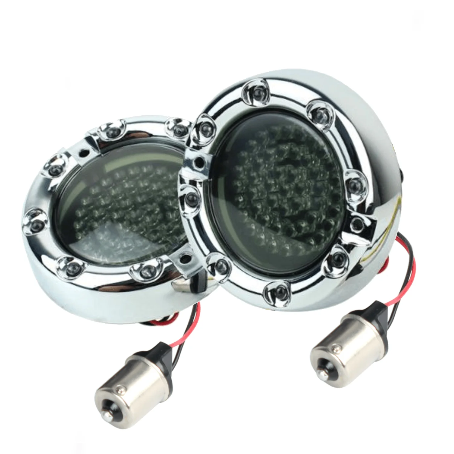 Eagle Lights 3 1/4” Infinity Beam Front and Rear LED Turn Signals with Running LED Light Ring for Harley-Davidson® Motorcycles - Image 9
