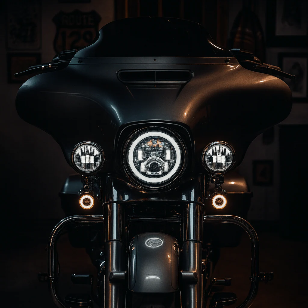 Eagle Lights 4.5" LED Spot Lights and Hardware for Harley-Davidson® Street Glide and Electra Glide - Image 3