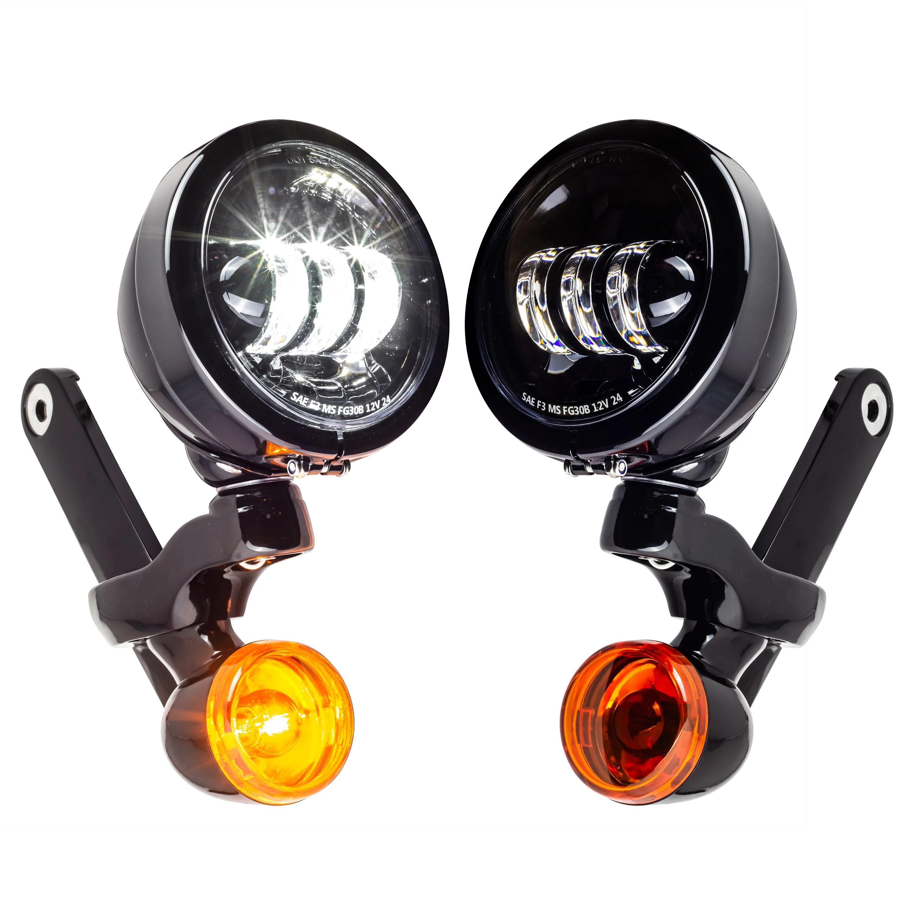 Eagle Lights 4.5" LED Spot Lights and Hardware for Harley-Davidson® Street Glide and Electra Glide - Image 6