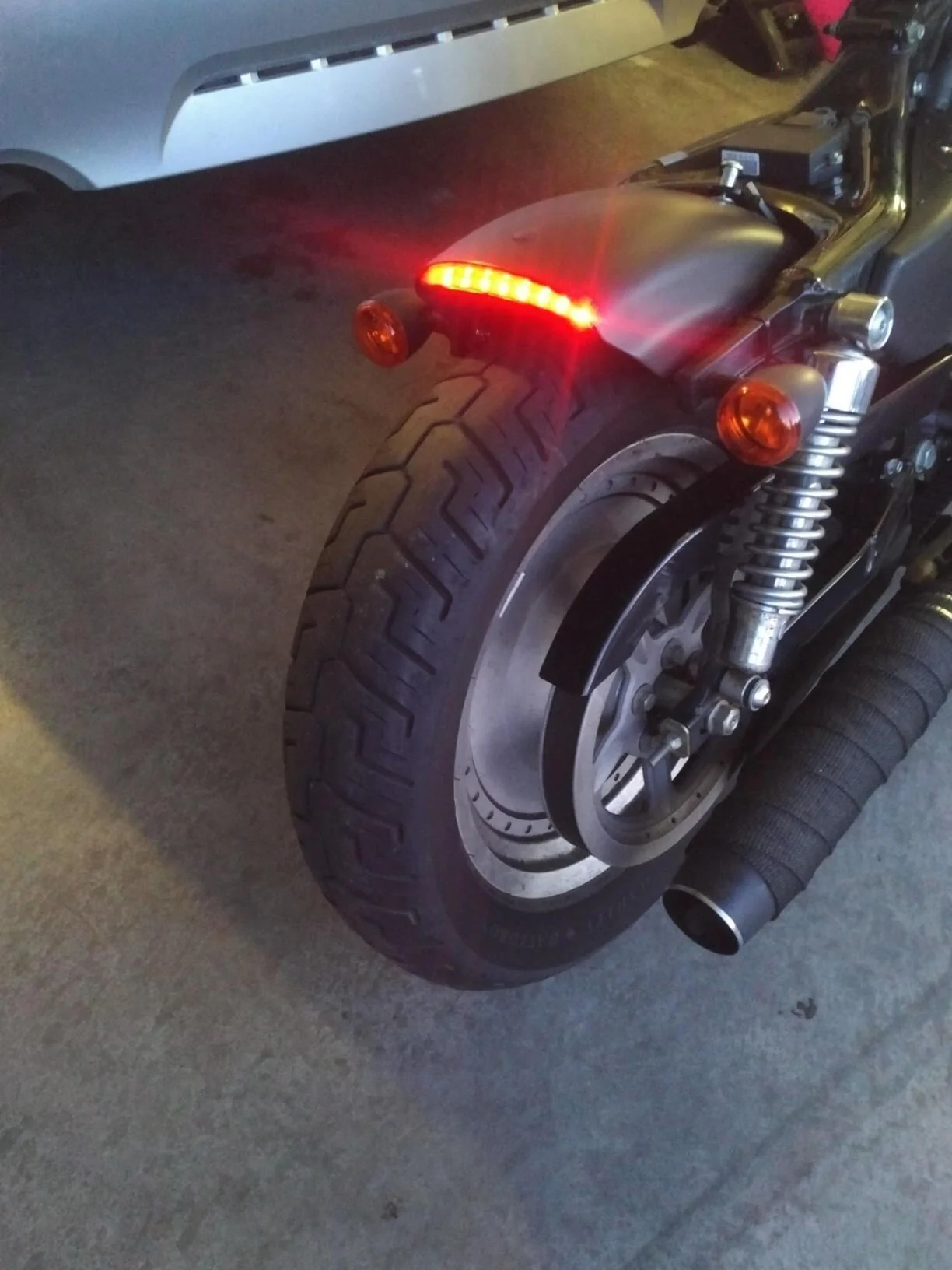 Eagle Lights 5-3/4" (5.75") Round Harley LED Headlight and Red LED Taillight Conversion / Upgrade Kit for Harley Sportster / Dyna - Image 3