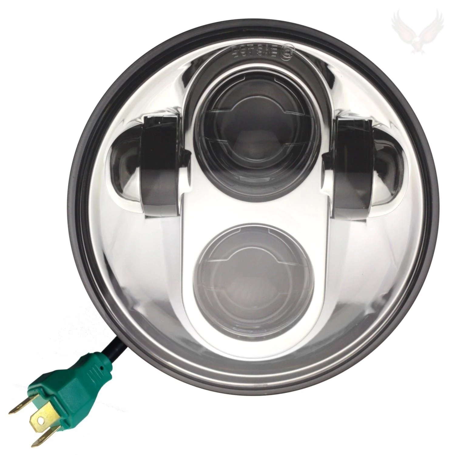 Eagle Lights 5-3/4" (5.75") Round Harley LED Headlight and Red LED Taillight Conversion / Upgrade Kit for Harley Sportster / Dyna - Image 6