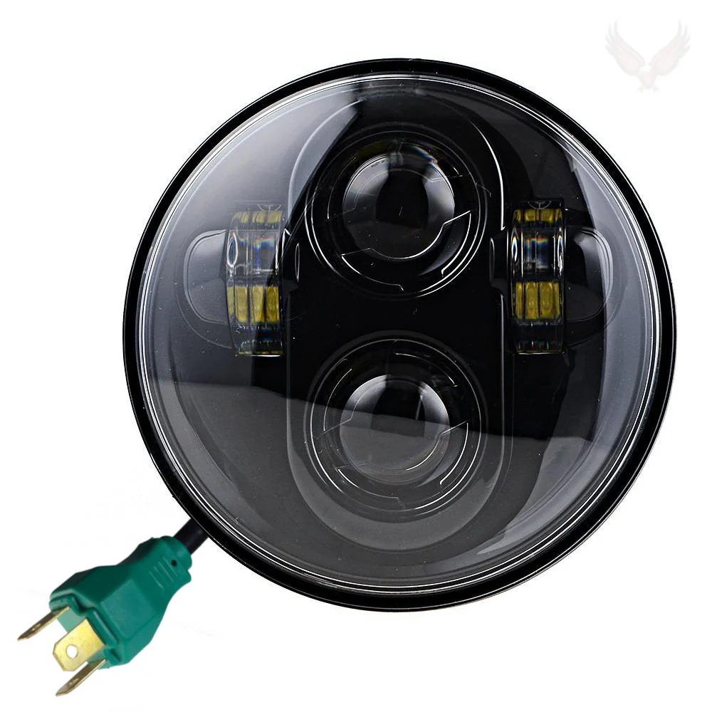 Eagle Lights 5-3/4" (5.75") Round Harley LED Headlight and Red LED Taillight Conversion / Upgrade Kit for Harley Sportster / Dyna - Image 7