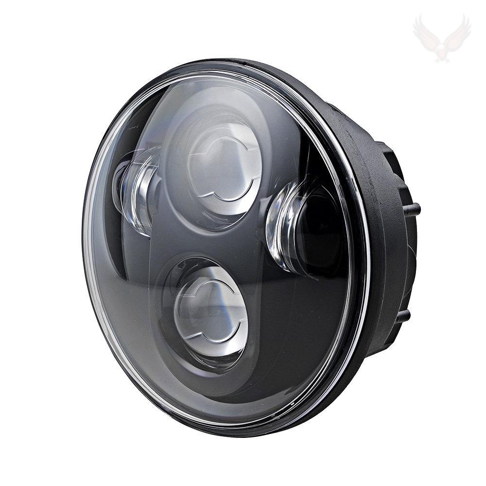 Eagle Lights 5-3/4" (5.75") Round Harley LED Headlight and Red LED Taillight Conversion / Upgrade Kit for Harley Sportster / Dyna - Image 9