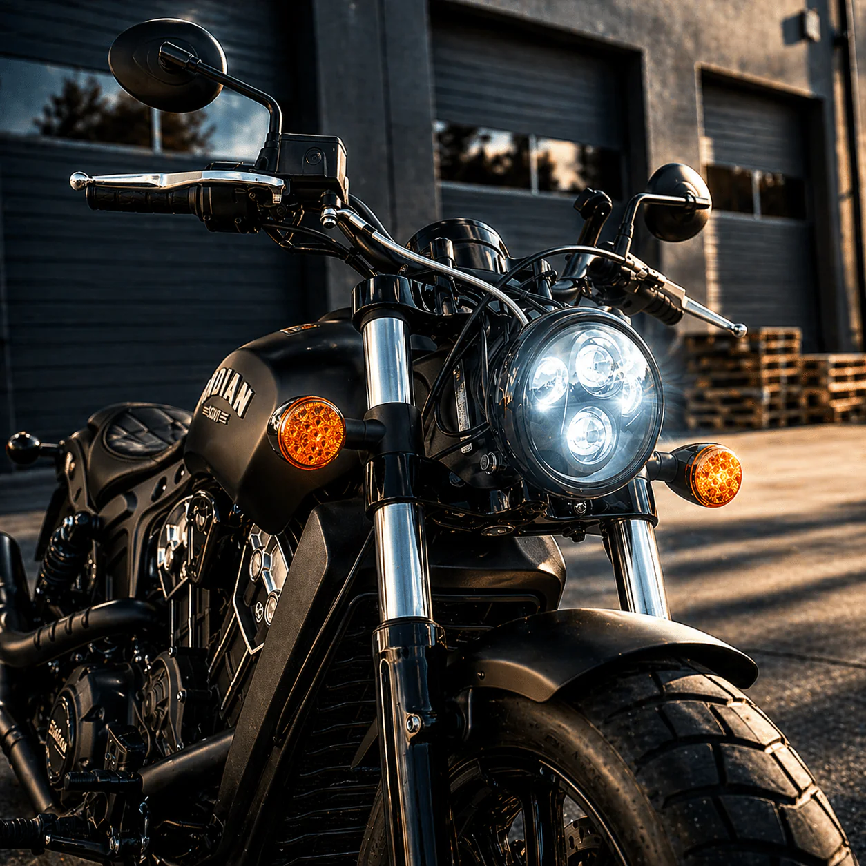 Eagle Lights 5 3/4" LED Headlight For Harley-Davidson® and Indian Motorcycles - Generation II - Image 7