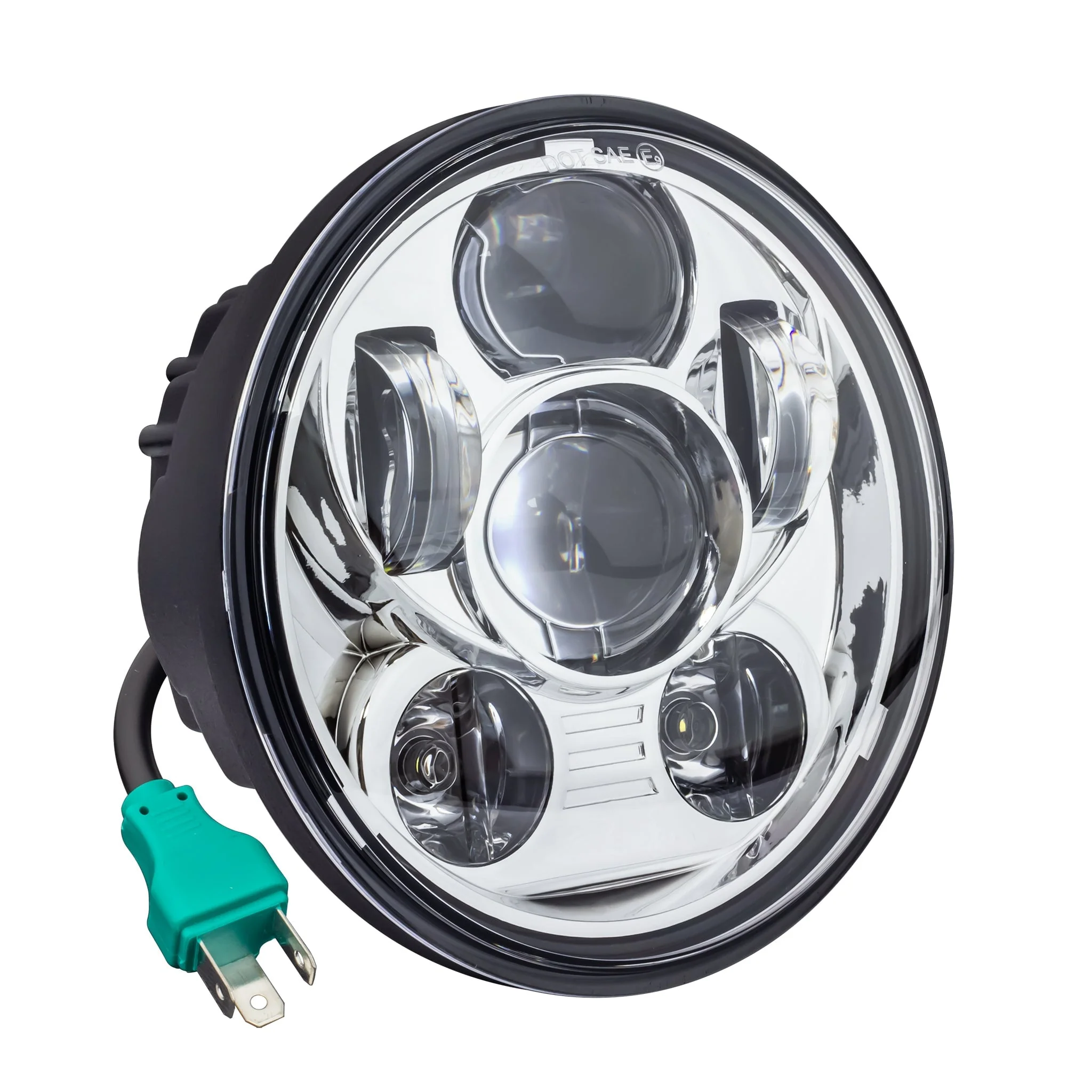 Eagle Lights 5 3/4" LED Headlight Kit for Harley-Davidson® and Indian® Motorcycles - Generation III - Image 12