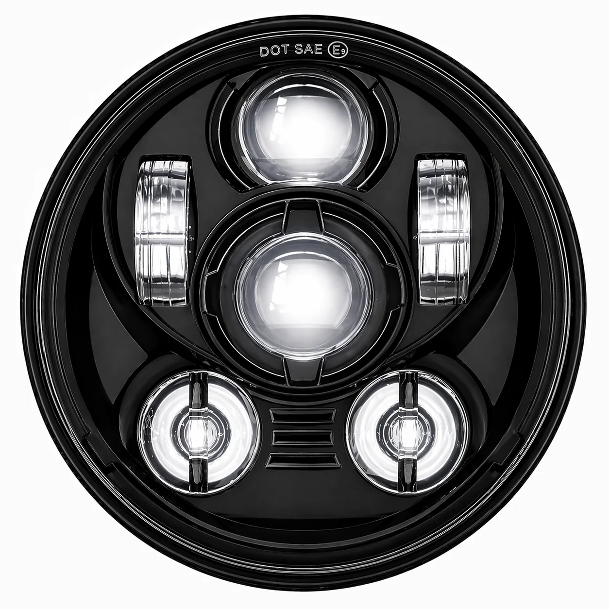 Eagle Lights 5 3/4" LED Headlight Kit for Harley-Davidson® and Indian® Motorcycles - Generation III - Image 8
