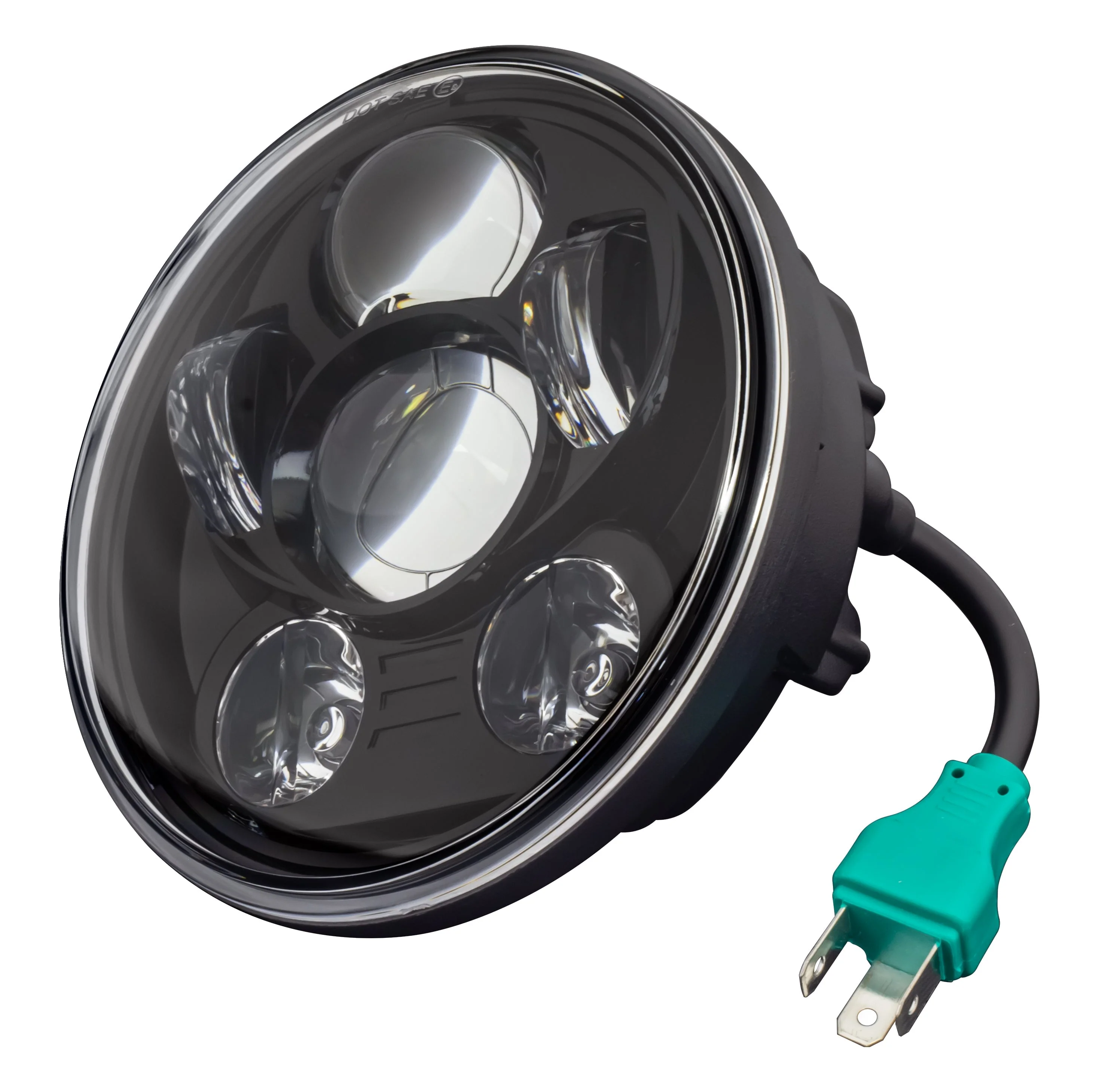 Eagle Lights 5 3/4" LED Headlight Kit for Harley-Davidson® and Indian® Motorcycles - Generation III - Image 9