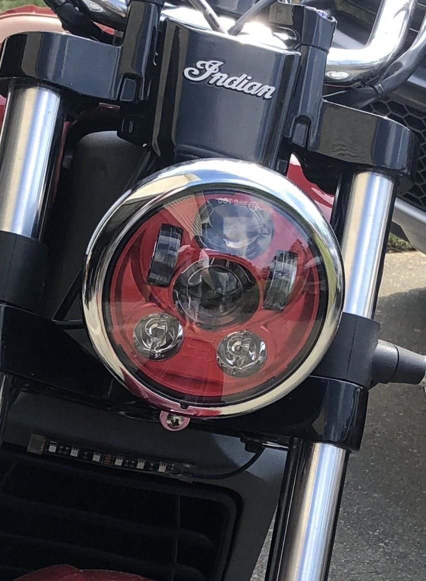 Eagle Lights 5 3/4" 8900 Series Generation III LED Projection Headlight For Indian® Scout, Scout 60, Bobber - Image 37
