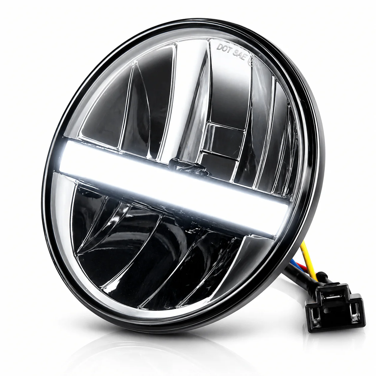 Eagle Lights 5 3/4" Complex Reflector LED Headlight for Harley-Davidson® and Indian Motorcycles - Image 6