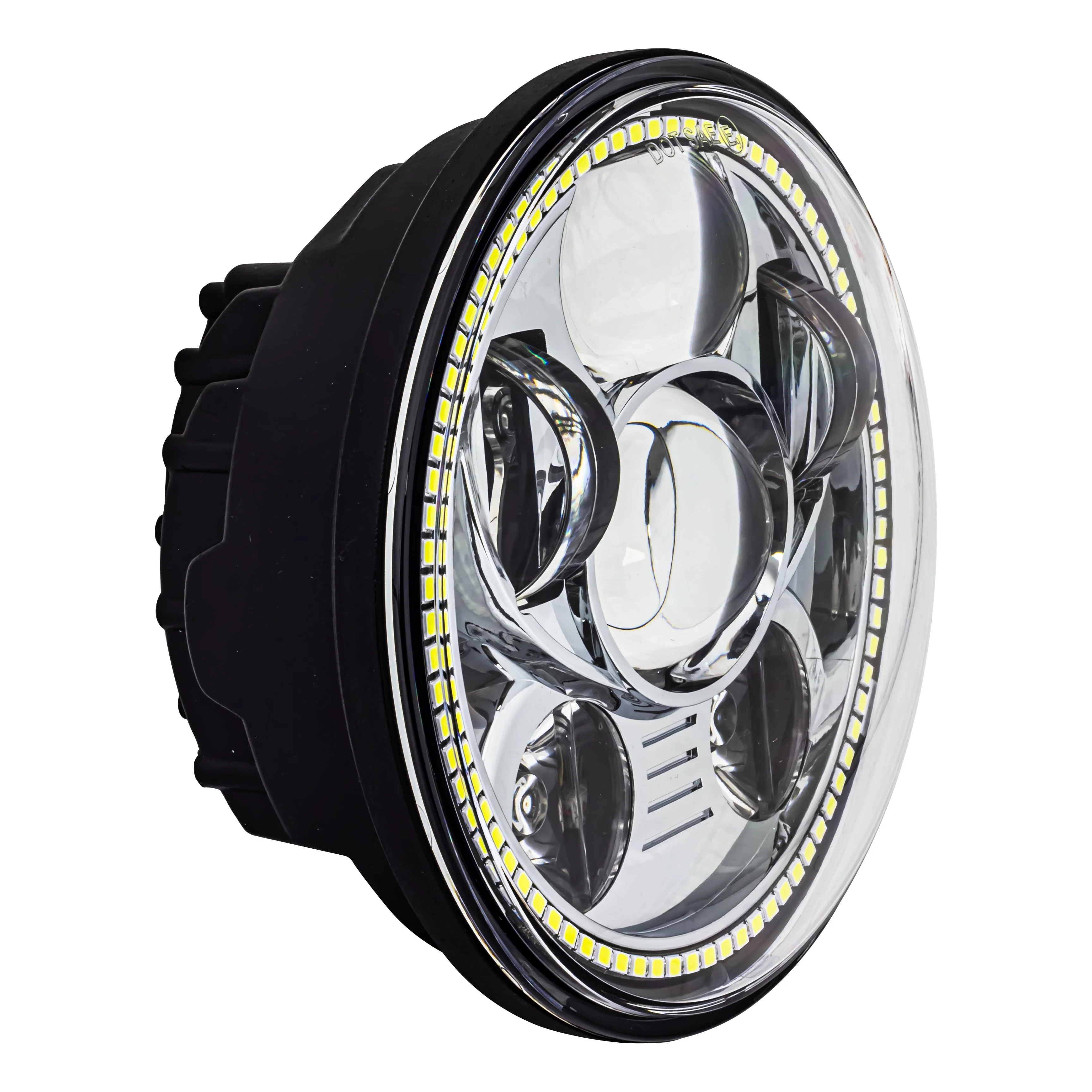 Eagle Lights 5 3/4" Generation III LED Headlight Kit with Halo Ring for Harley-Davidson® Low Rider ST Models with Adapter Bracket - Image 5