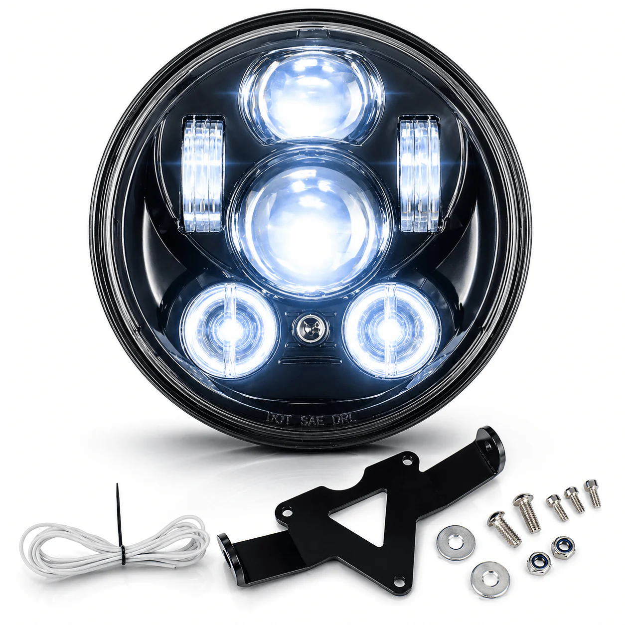 Eagle Lights 5 3/4" LED Headlight for Yamaha XVS650, Bolt, Raider, Road Star, Stryker Models