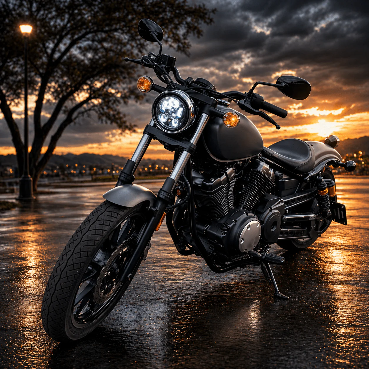 Eagle Lights 5 3/4" LED Headlight for Yamaha XVS650, Bolt, Raider, Road Star, Stryker Models - Image 2