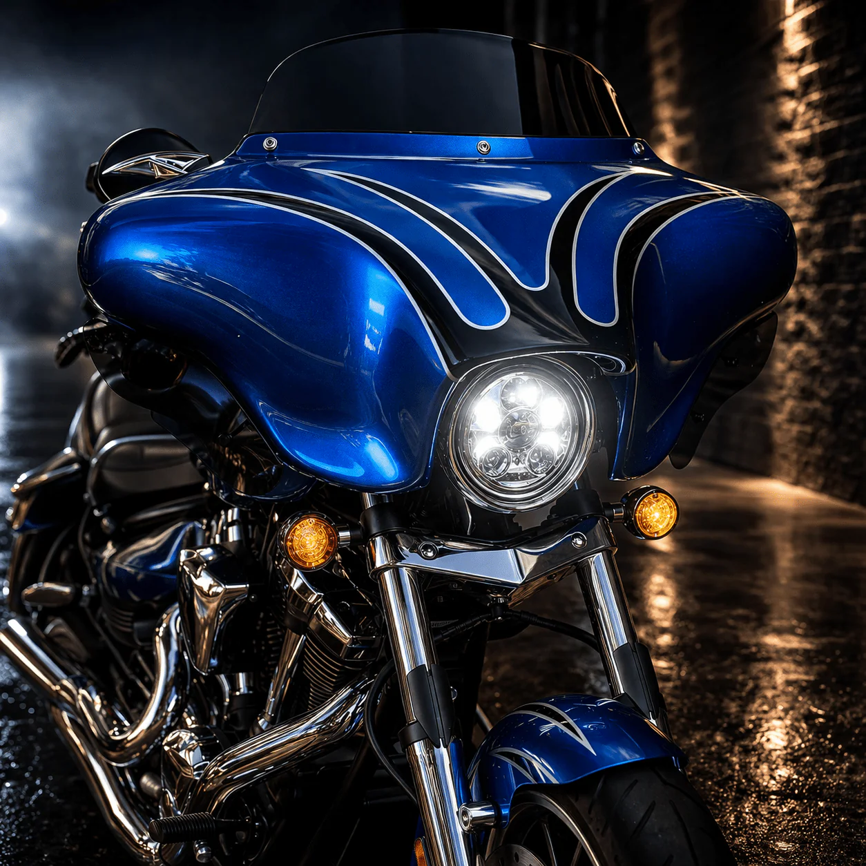 Eagle Lights 5 3/4" LED Headlight for Yamaha XVS650, Bolt, Raider, Road Star, Stryker Models - Image 6