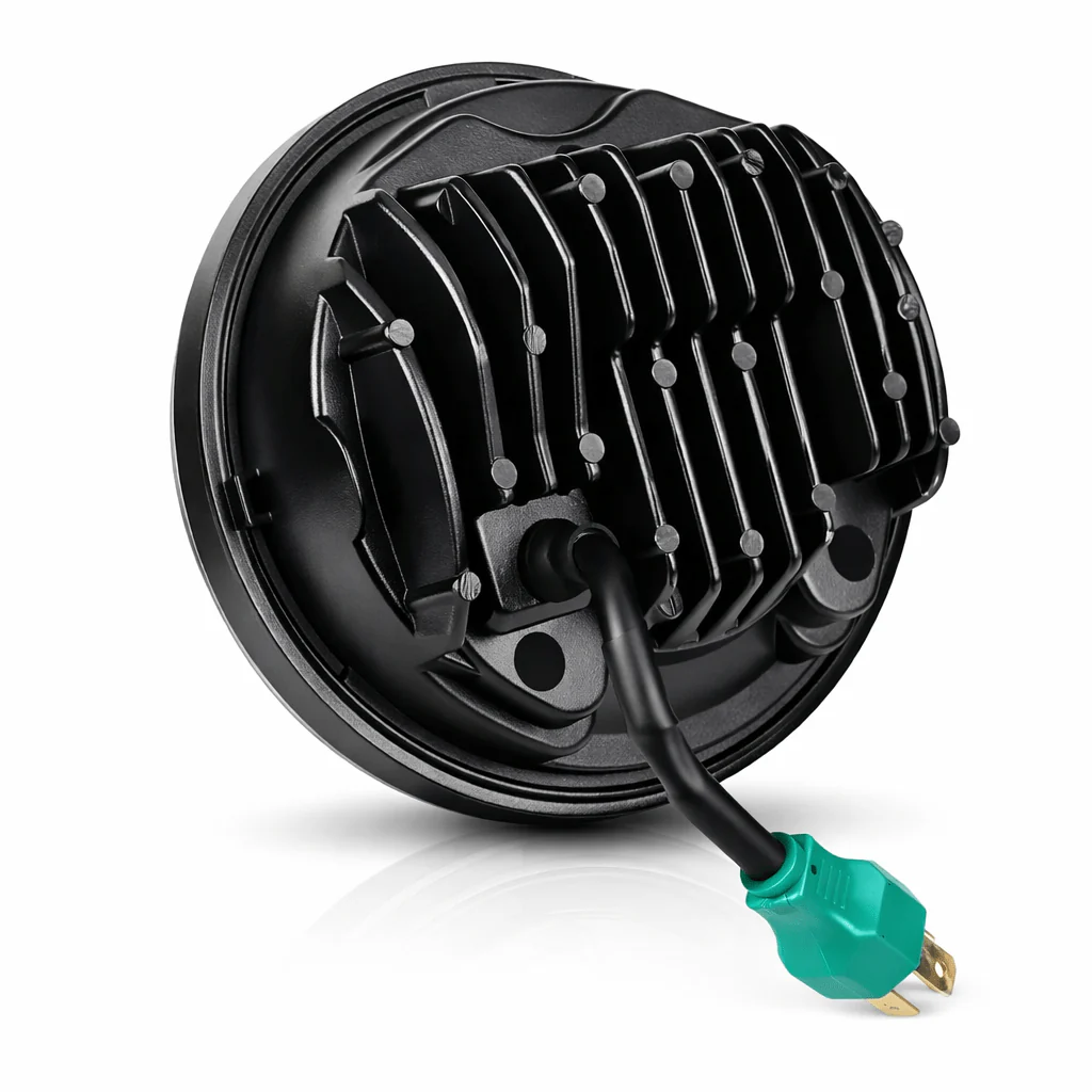 Eagle Lights 5 3/4" LED Headlight Kit with Halo Ring for Harley-Davidson® and Indian® Motorcycles - Generation II - Image 13