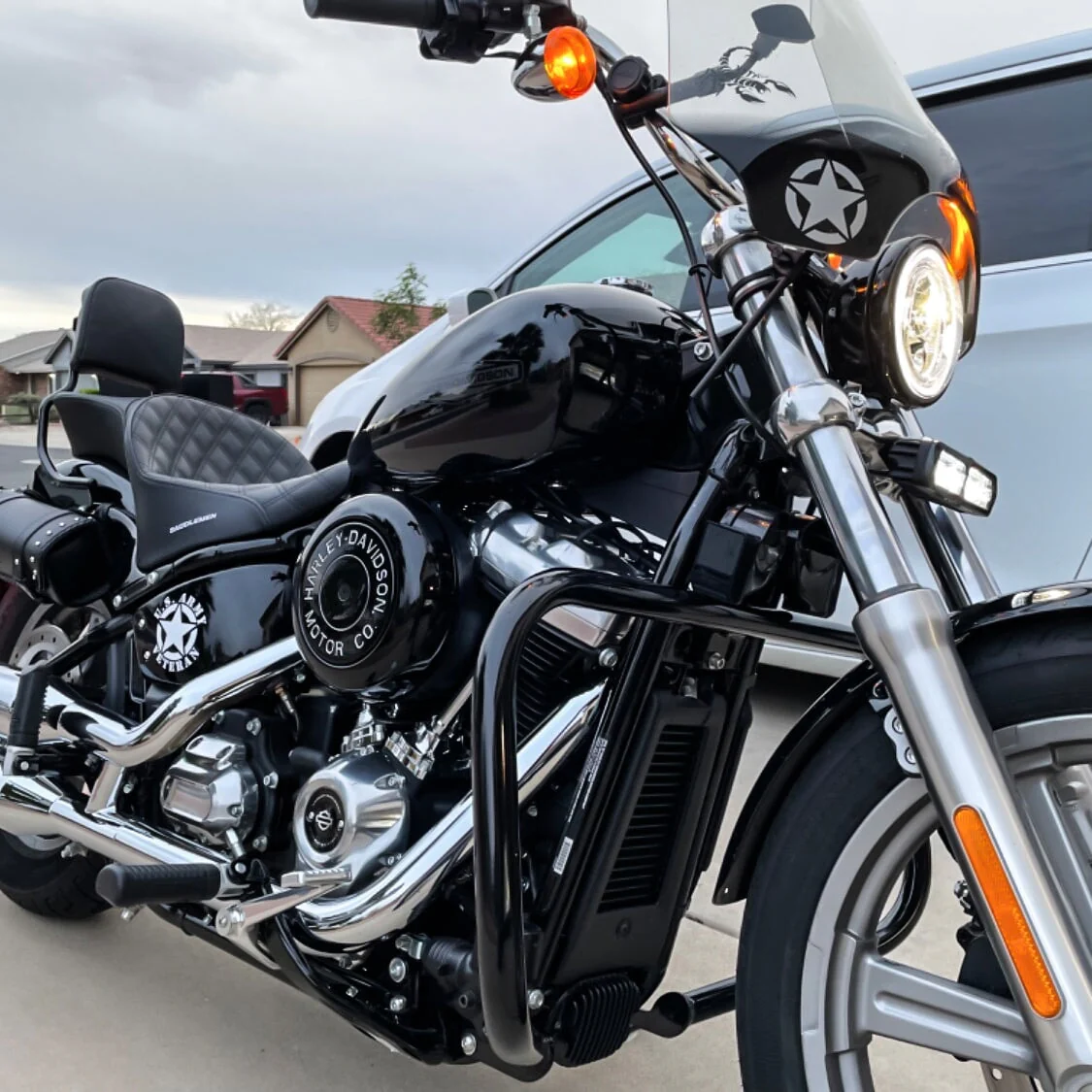Eagle Lights 6" Generation II LED Projection Light Bar with Plug and Harness for Harley-Davidson® Softail and Dyna Models - 2500Lm - Image 4