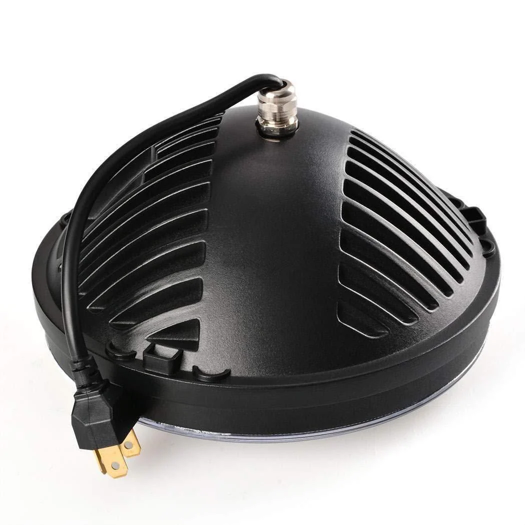 Eagle Lights Complex Reflector Series 7" Round LED Headlight with LED Passing Lights for Harley-Davidson® - Image 7