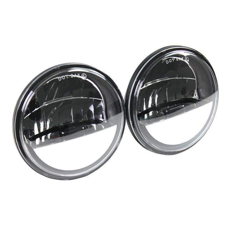 Eagle Lights Complex Reflector Series 7" Round LED Headlight with LED Passing Lights for Harley-Davidson® - Image 9