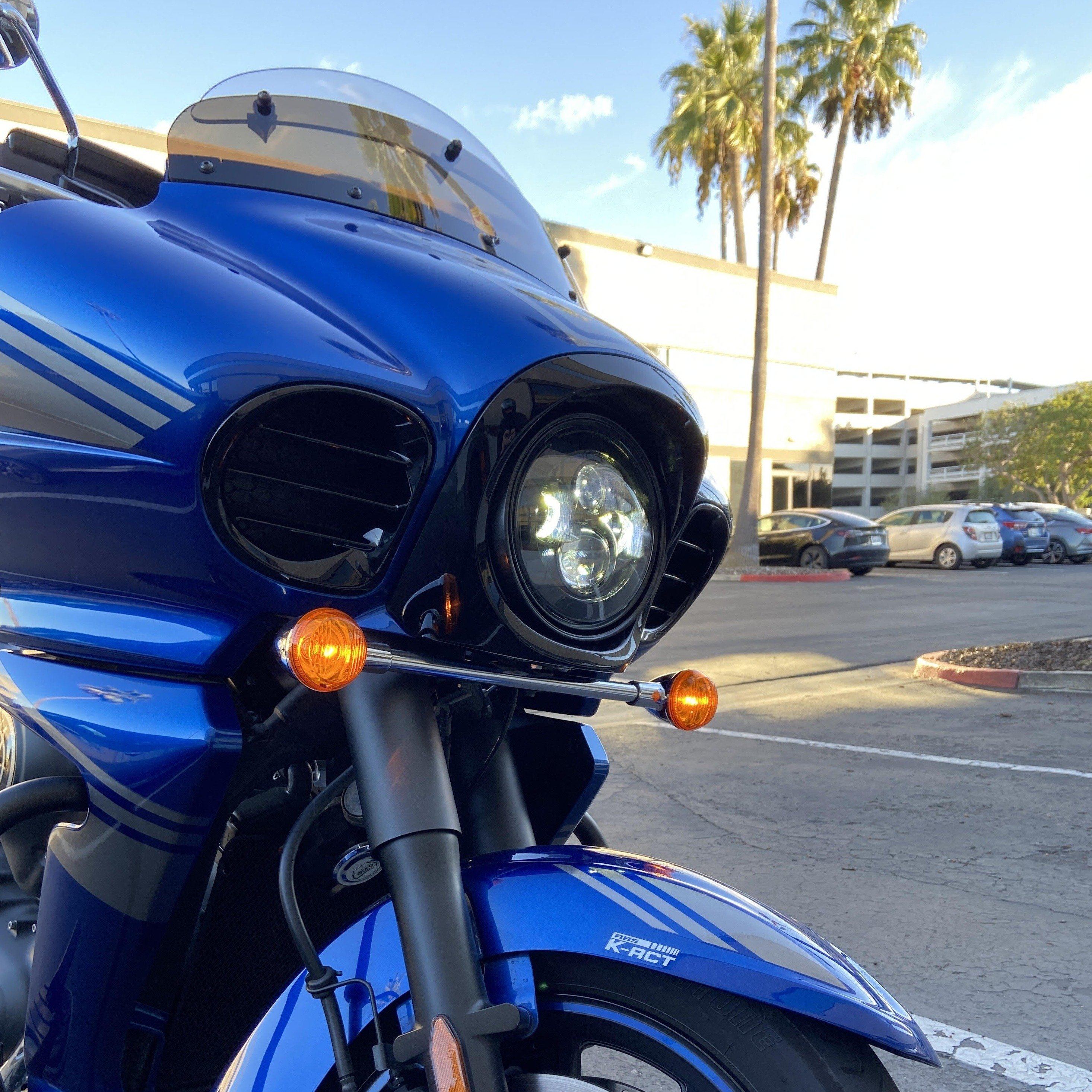 Eagle Lights 7" LED Headlight and Installation Ring for Kawasaki Voyager and Vaquero - Image 3