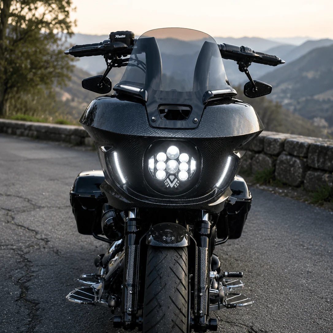 Eagle Lights Apex Pro™ 7" LED Headlight for Harley-Davidson® Motorcycles - Image 3