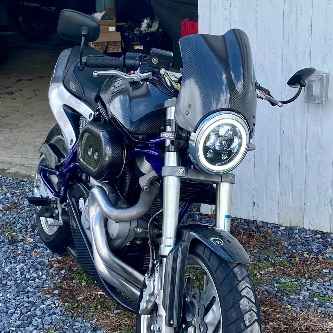Eagle Lights 7" LED Headlight Kit for Buell Motorcycles X1 Models - Image 2