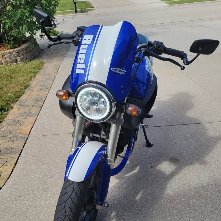 Eagle Lights 7" LED Headlight Kit for Buell Motorcycles X1 Models - Image 3