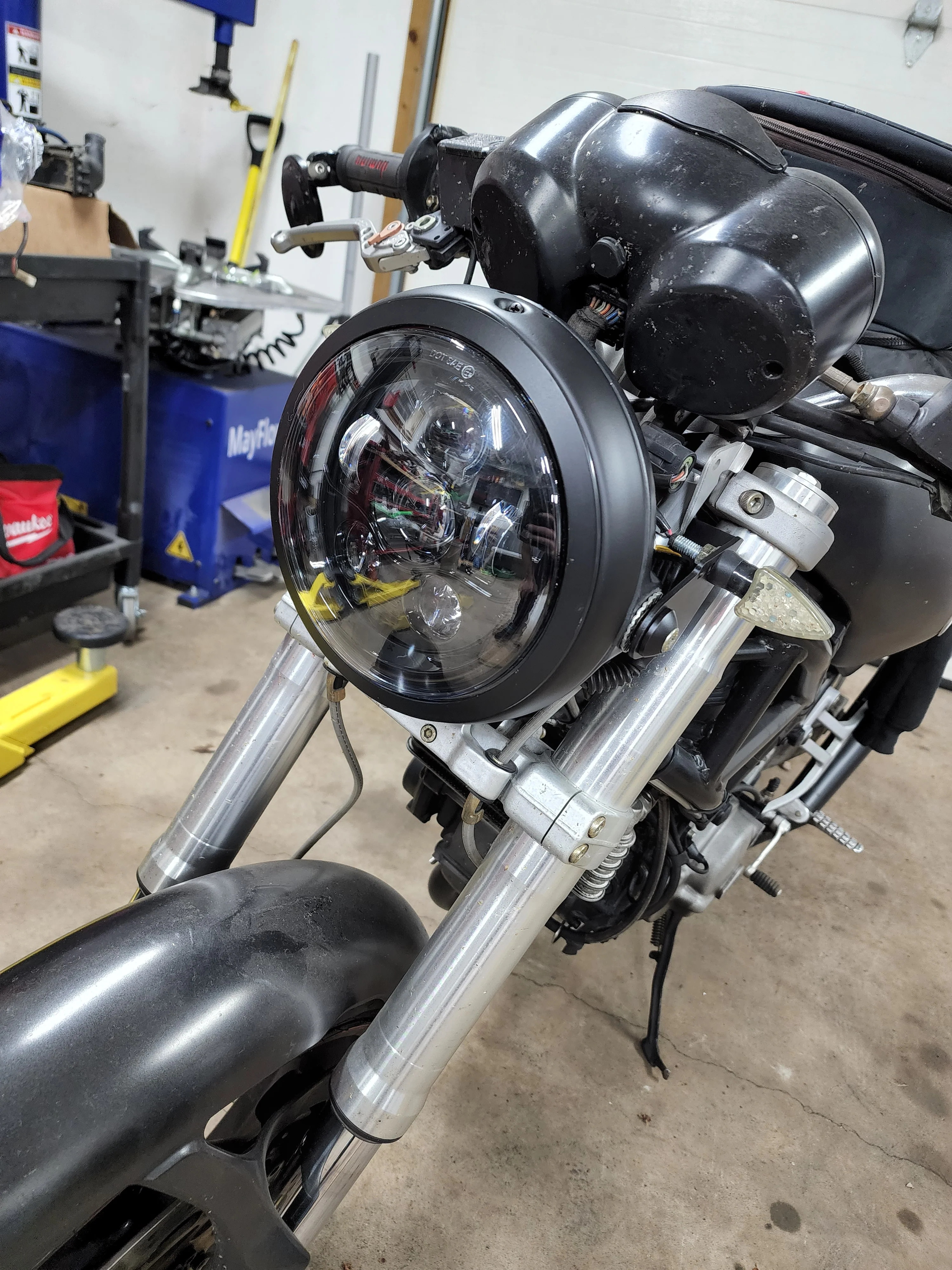 Eagle Lights 7" LED Headlight Kit for Ducati Monster Models - Image 7