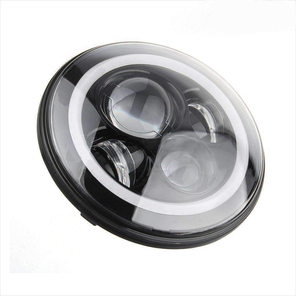 Eagle Lights 7" LED Headlight Kit for Jeeps with White LED Halo Rings - Double Pack - Image 5