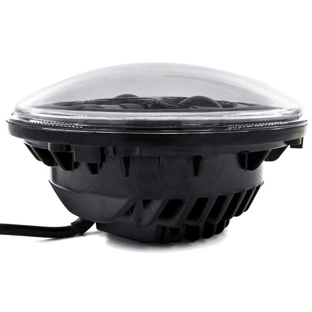 Eagle Lights 7" LED Headlight Kit for Jeeps with White LED Halo Rings - Double Pack - Image 6
