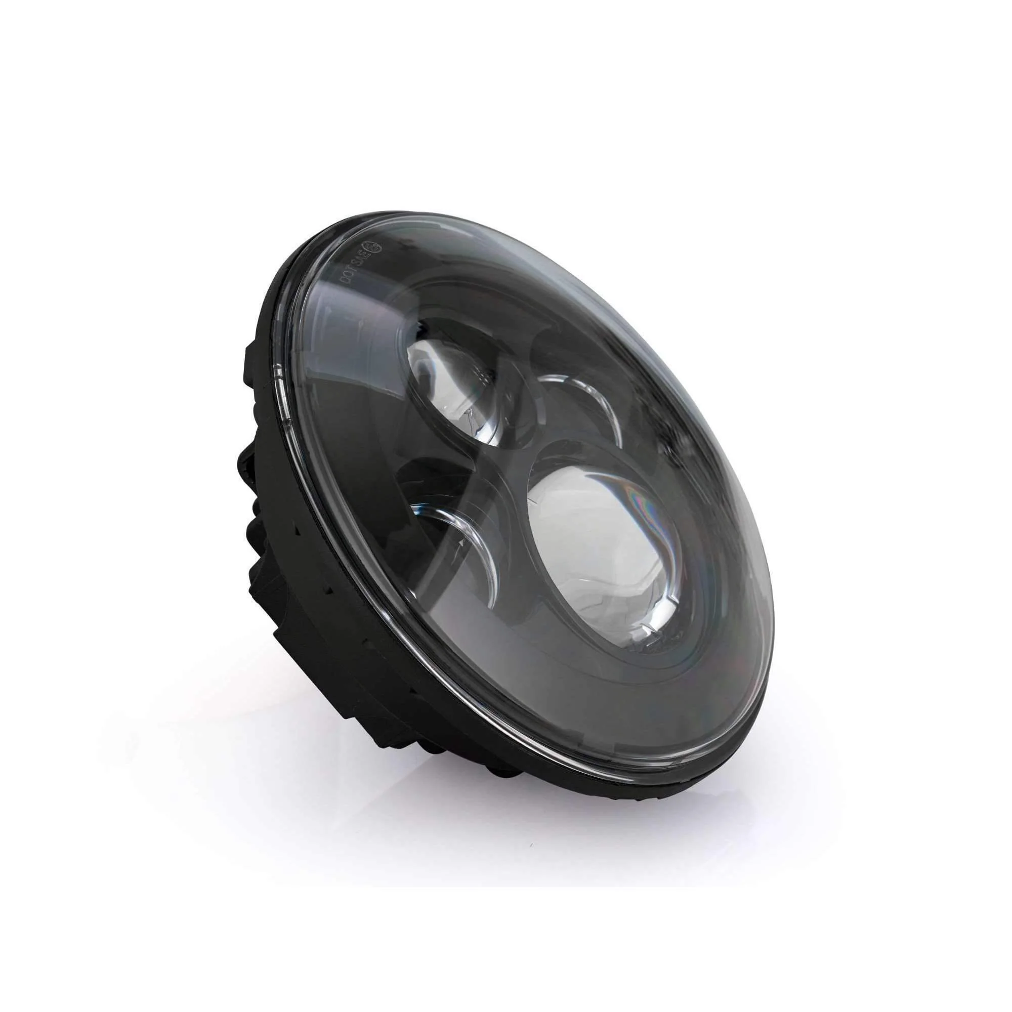 Eagle Lights 7" Round Black LED Projector Headlights (Pair) for Jeep Wrangler CJ JK TJ 97-2017 with Pair of Anti Flicker Harnesses - Image 6