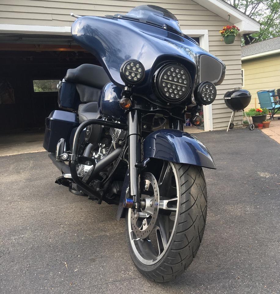 Eagle Lights 7" SLIM LINE Multi LED Projection Headlight - Black - Fits All 7" Harley-Davidson® and Indian® Headlight Buckets - Image 12