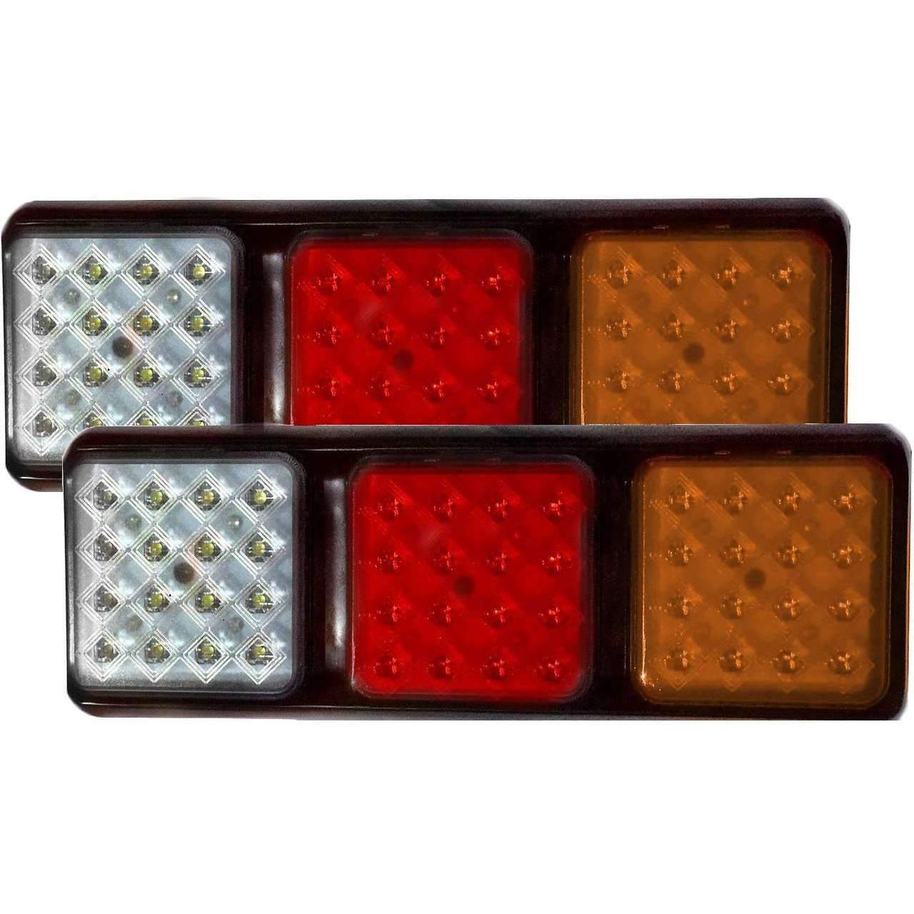 Eagle Lights Compact Ecomony Rubbolite 8002 LED Pair 12V/24V Left & Right Lights