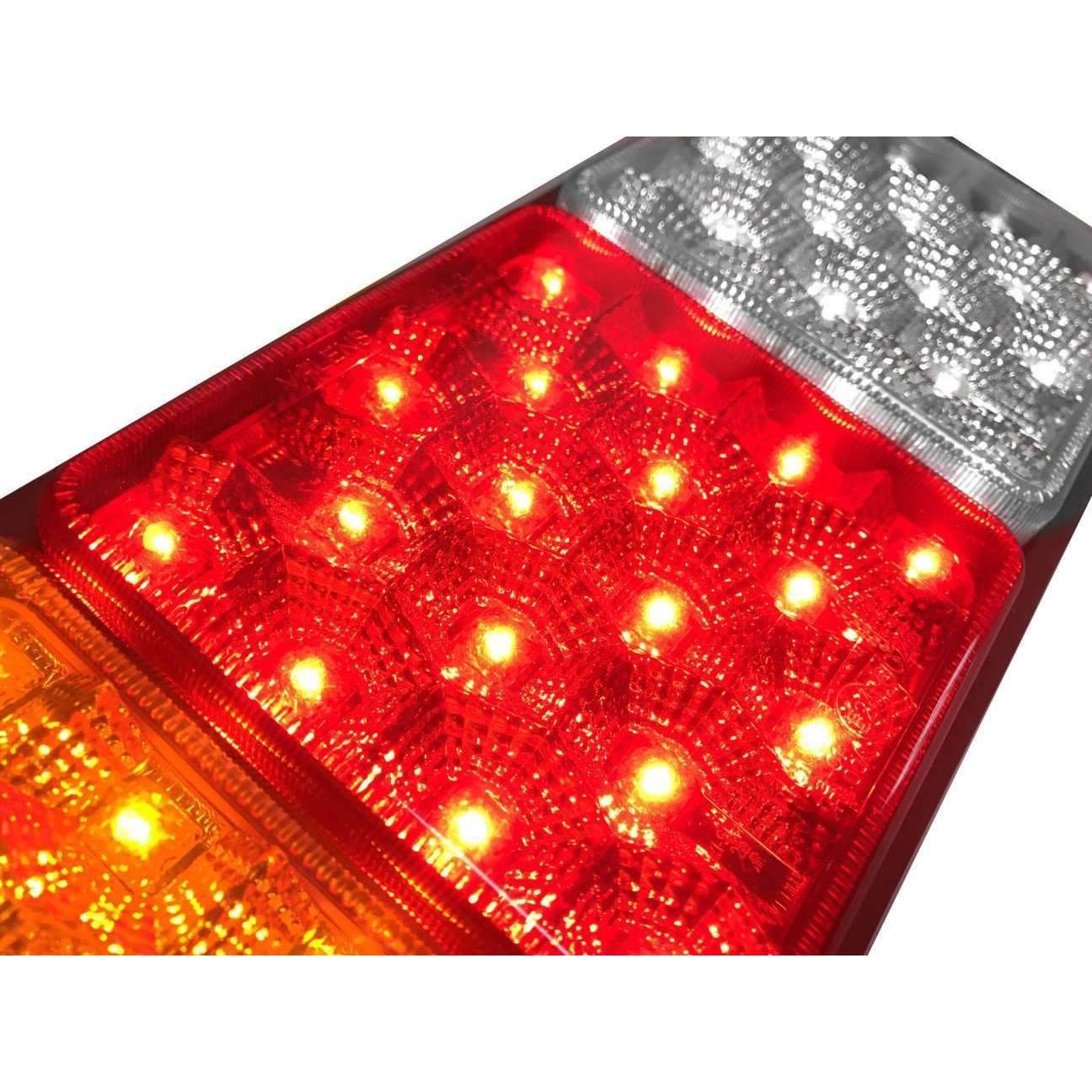 Eagle Lights 8002 LED Module - Generation II Rubbolite Universal Rear Lamp Replacement 12V / 24V 4" x 4" Lenses- Left / Right - Double Pack - Image 5