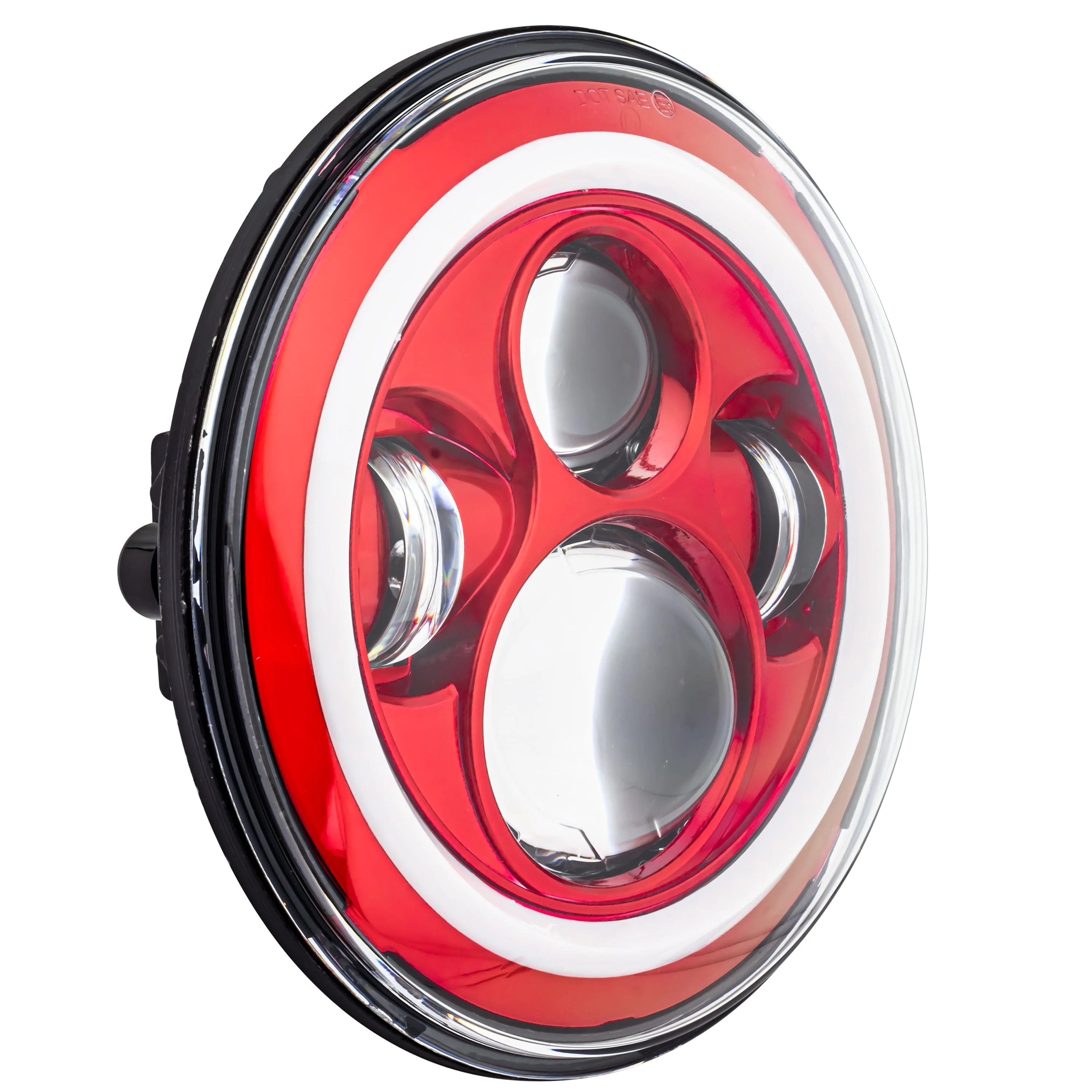 Eagle Lights 7" LED Headlight and 4.5" LED Passing Light Kit for Harley-Davidson® and Indian® Motorcycles - Color Matched / Generation I - Image 7