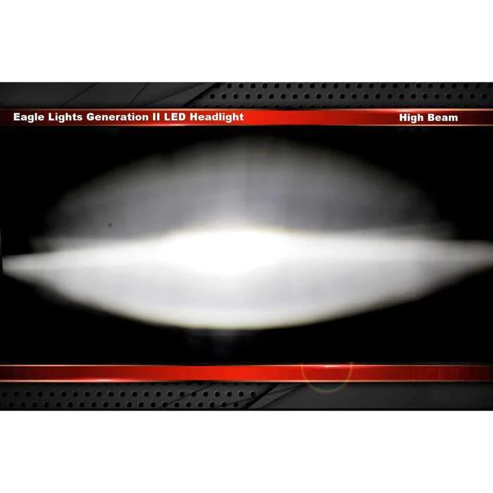 Eagle Lights 7" LED Headlight and 4.5" LED Passing Light Kit for Harley-Davidson® and Indian® - Generation II / Black - Image 16