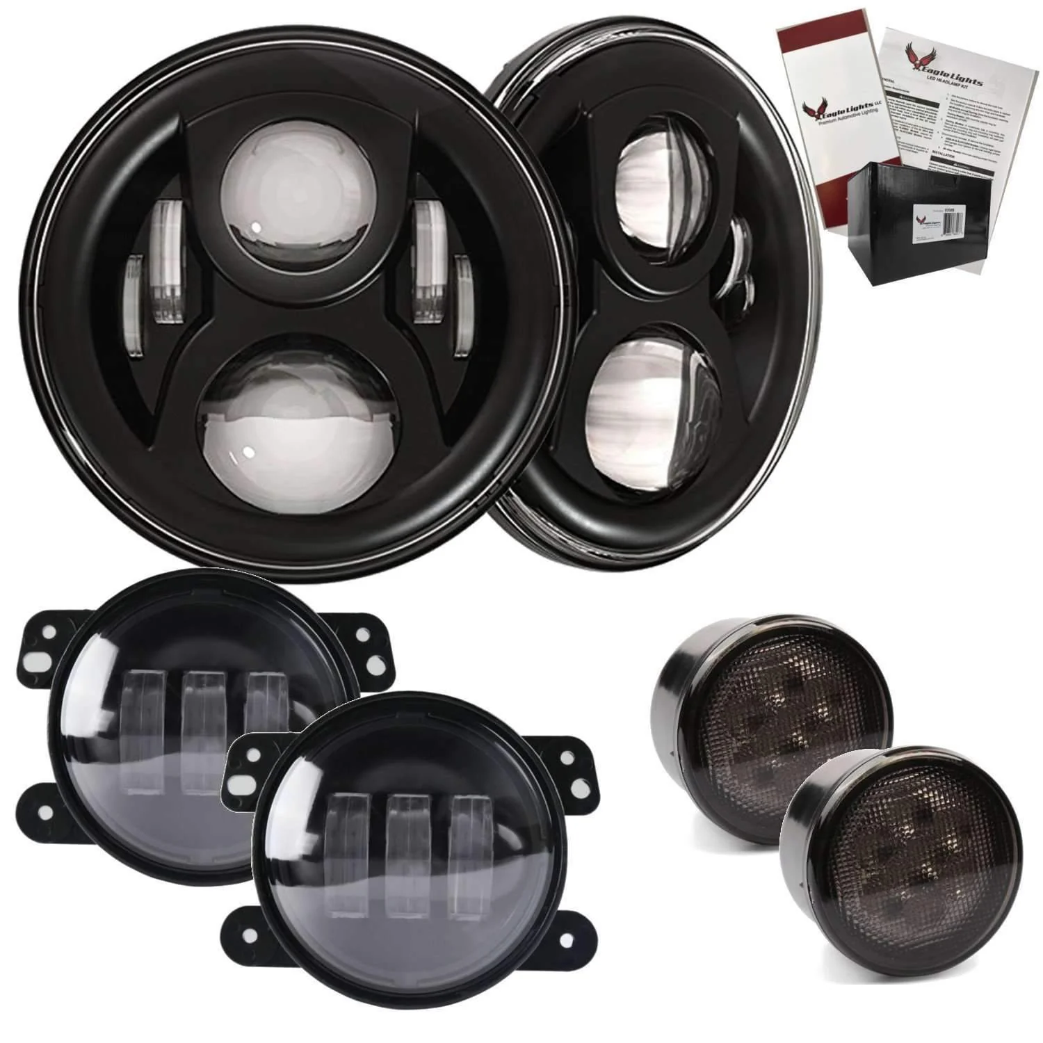 Eagle Lights 8700BG2 Generation 2 Headlight for Jeep Wrangler / Hummer - Double Pack - Image 7