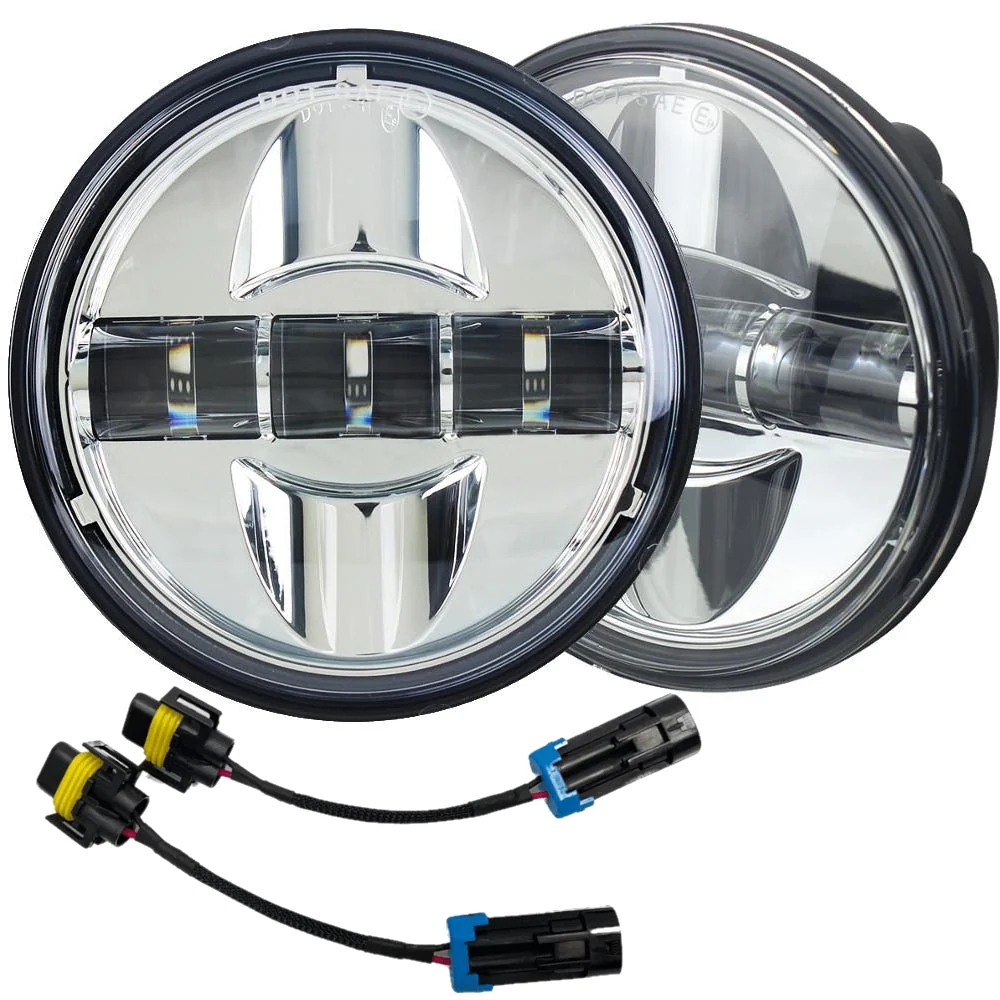 Eagle Lights Generation III 4.5 LED Spot / Passing Lights for Indian Roadmaster - Image 4