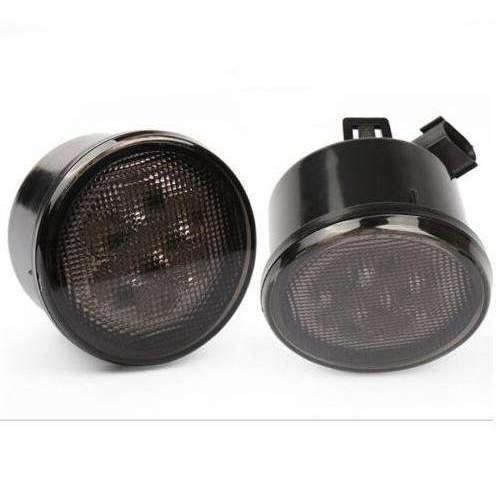Eagle Lights 8700TS Smoked Amber LED Turn Signals for Jeep Wrangler - Image 6